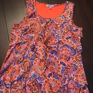 🔥 6 for $30 Paisley Ruffled Tank